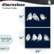 Stupell Industries Perched Navy Toned Birds 2pc Framed Giclee Set, design by Lorenzo Collective